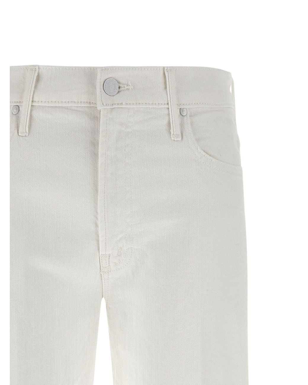 Mother White The Kick It Jeans