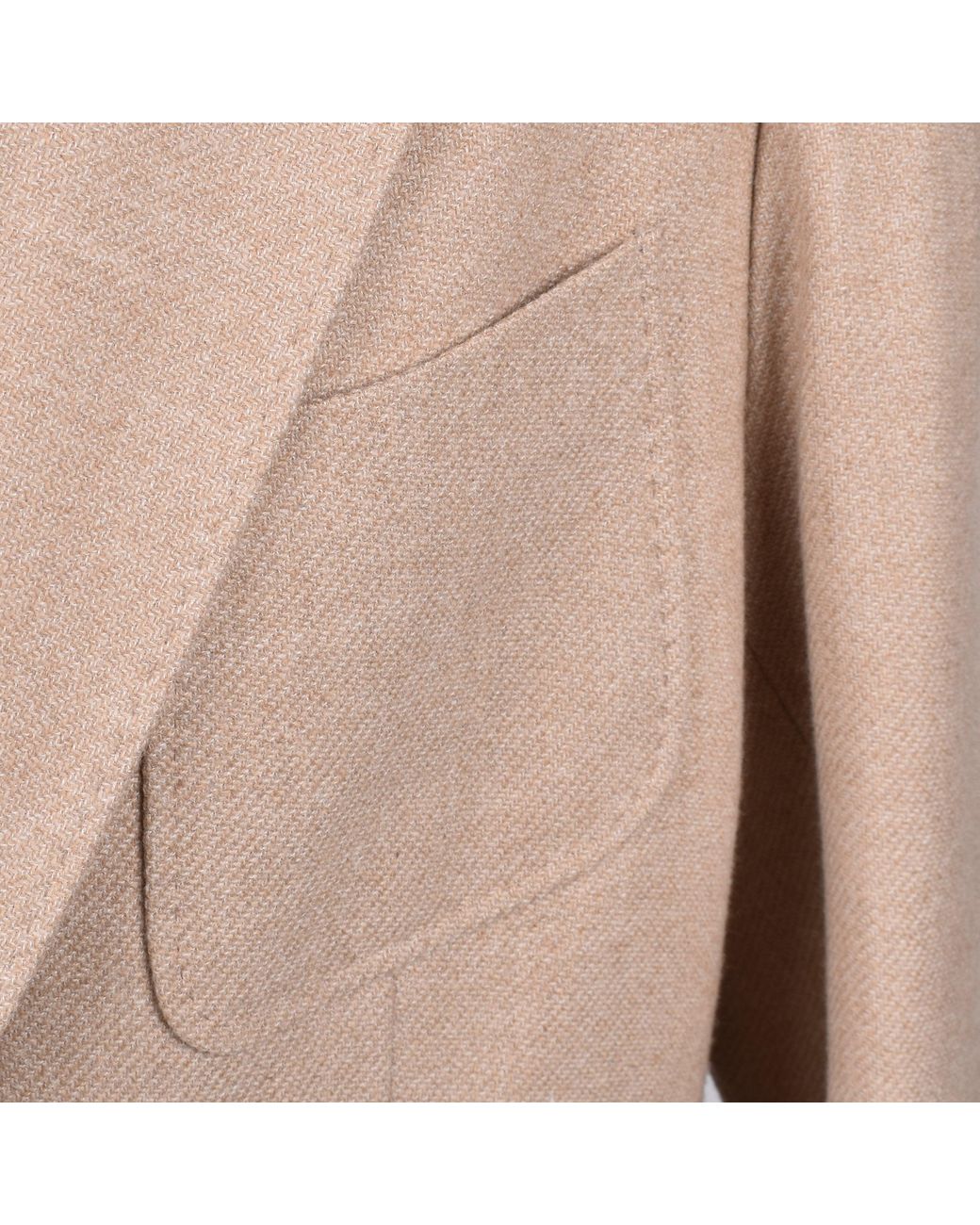 Brunello Cucinelli Natural Wool Blend Deconstructed Jacket Neutrals Clothing for men