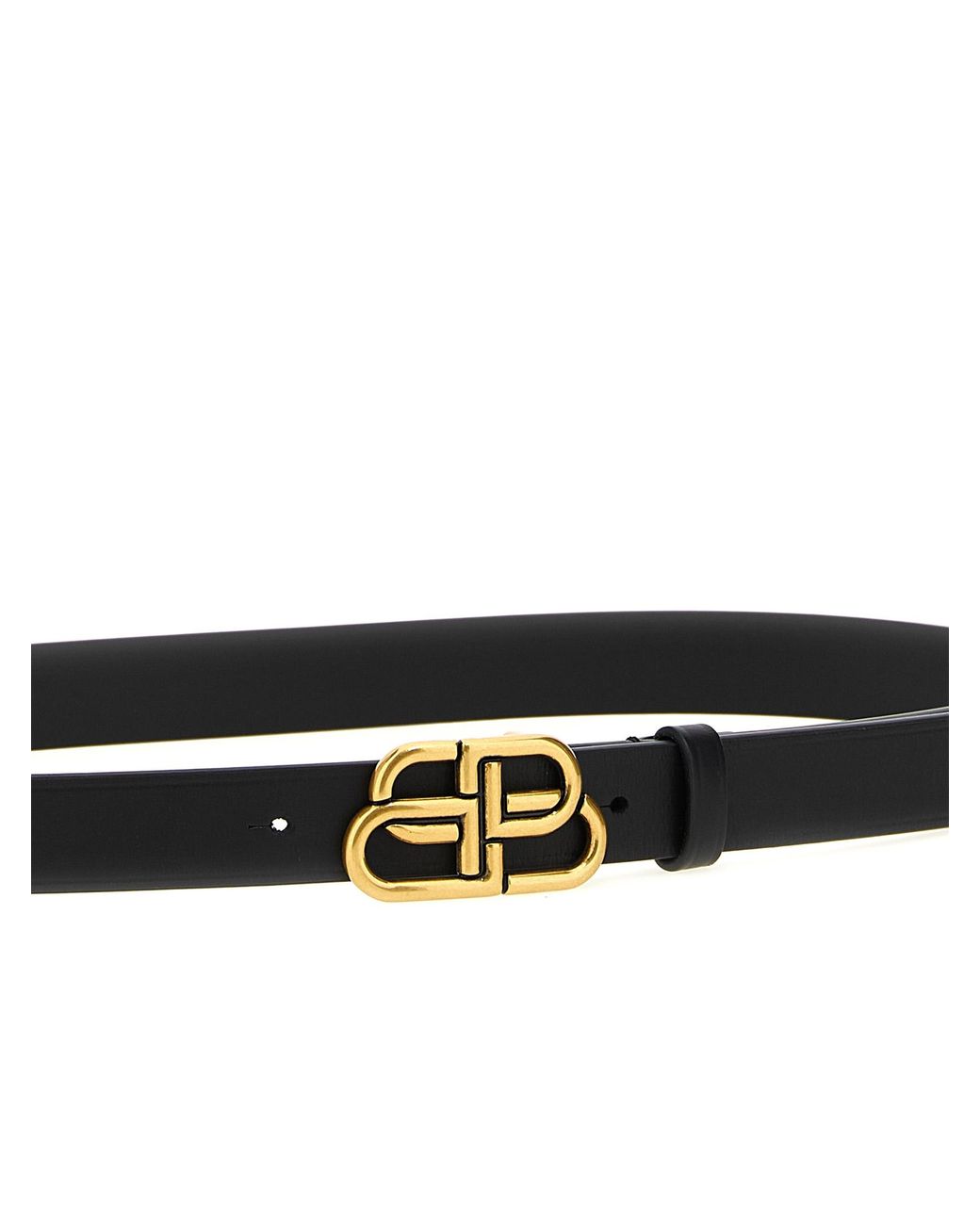 Balenciaga Black 'Bb Thin' Belt