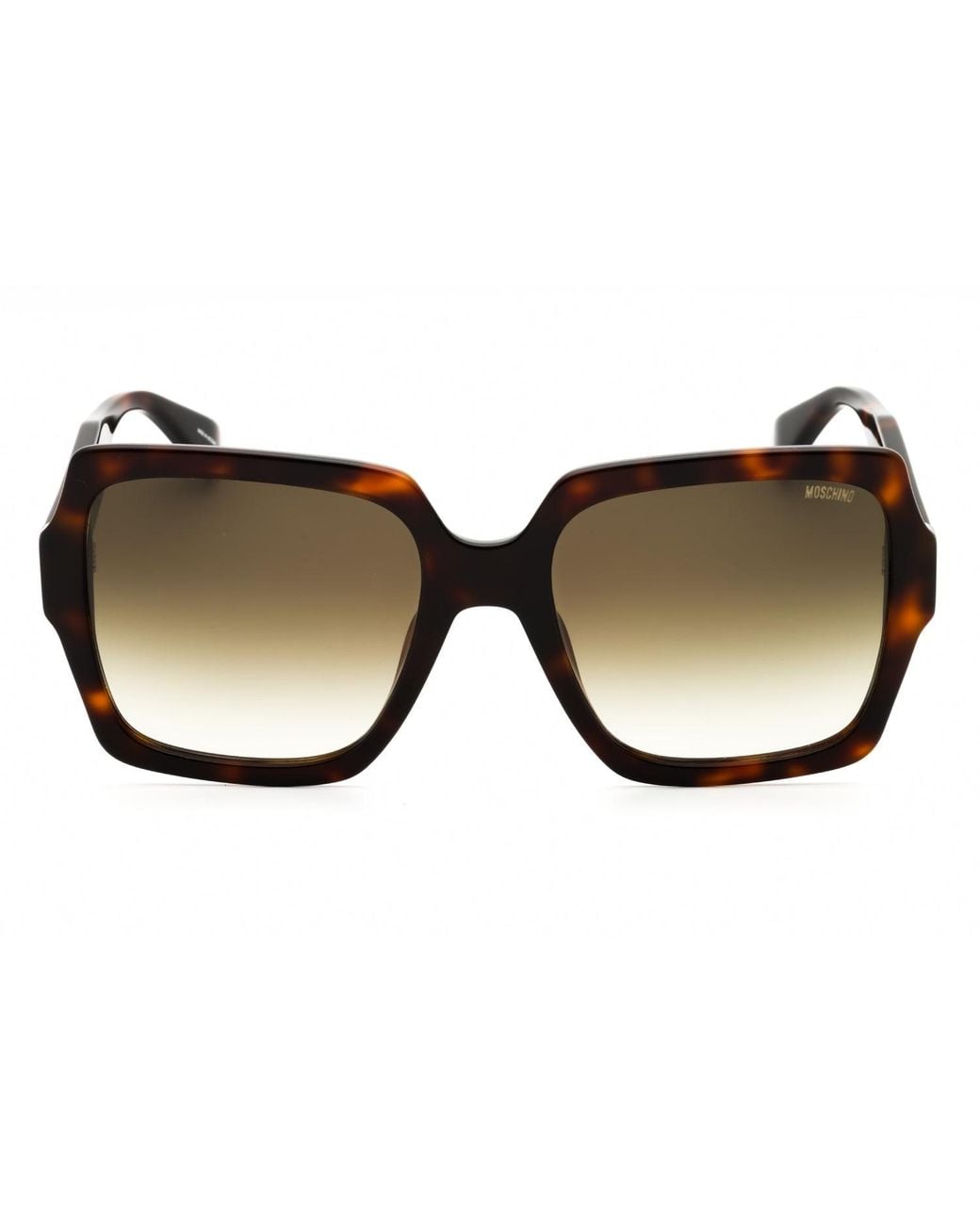 Moschino Black Moschino Mos127Sus Oversized Tortoiseshell Sunglasses