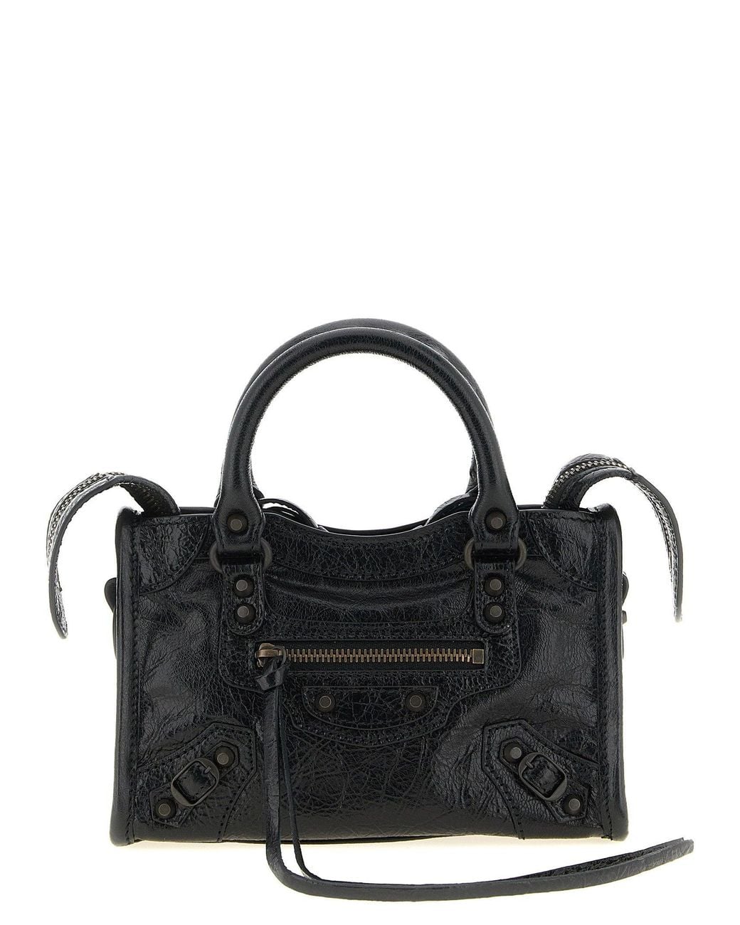 Balenciaga Black City Top Handle Bag