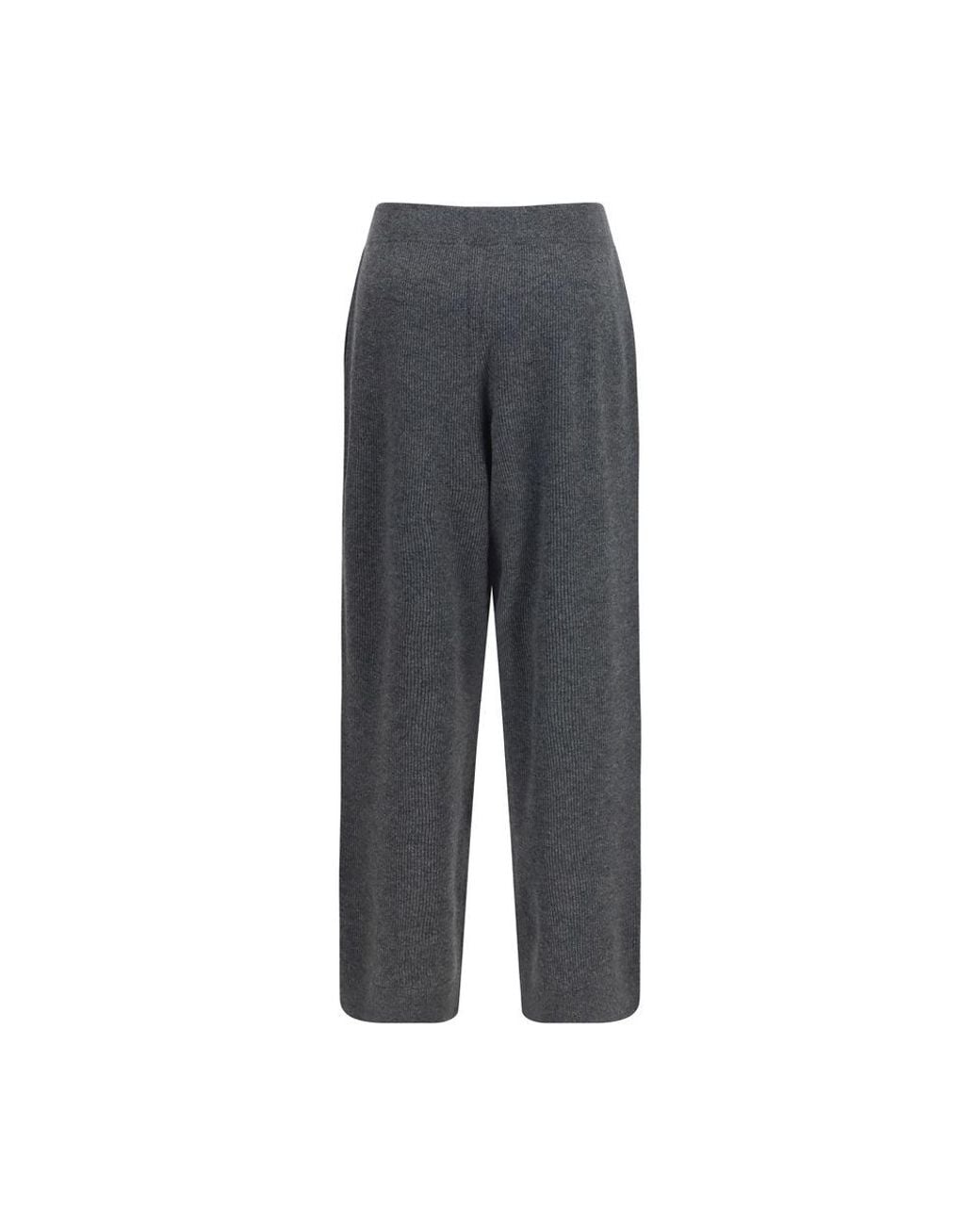 Brunello Cucinelli Gray Cashmere Casual Pants