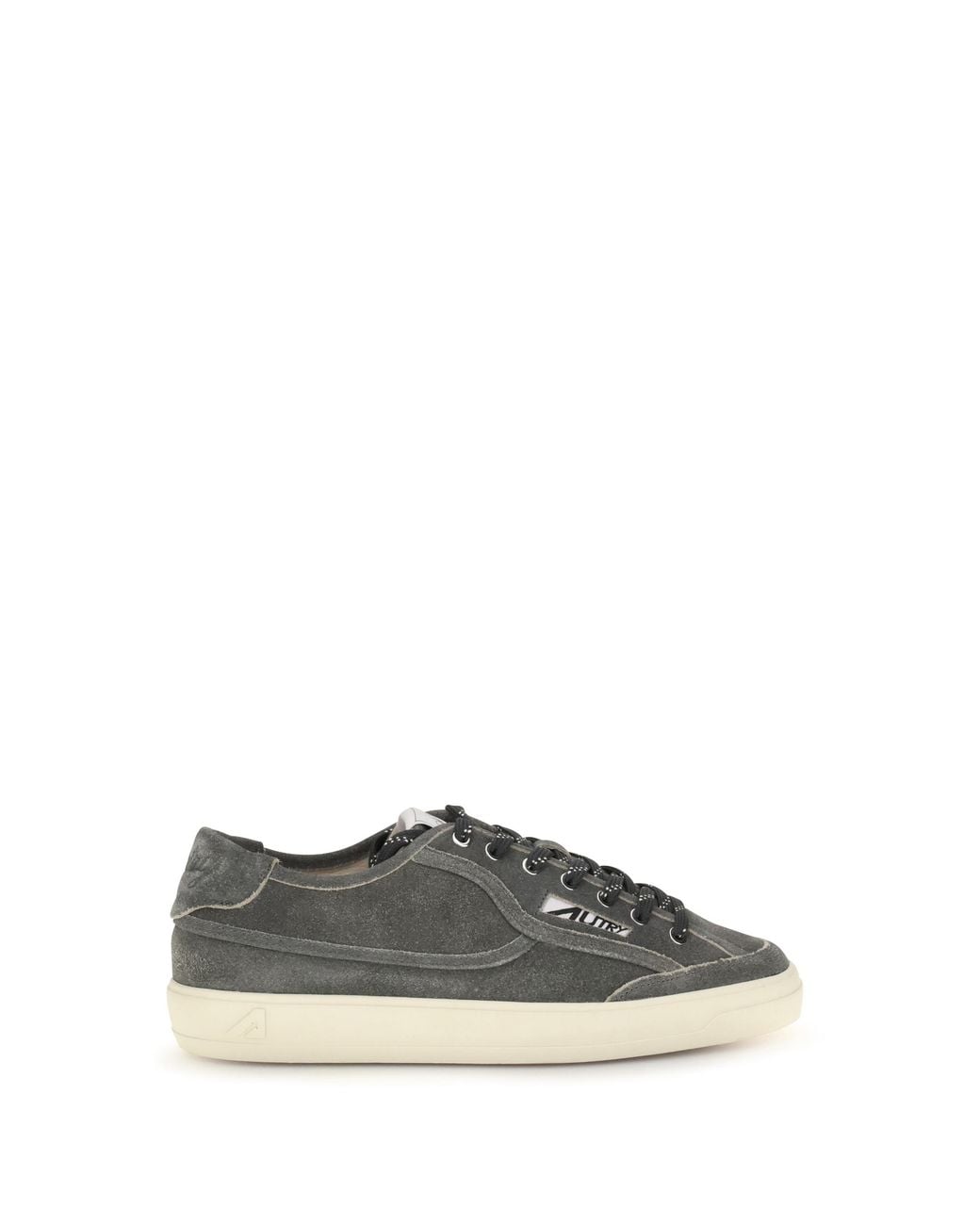 Autry Gray Sneakers Medalist Low Suede And Leather Upper for men