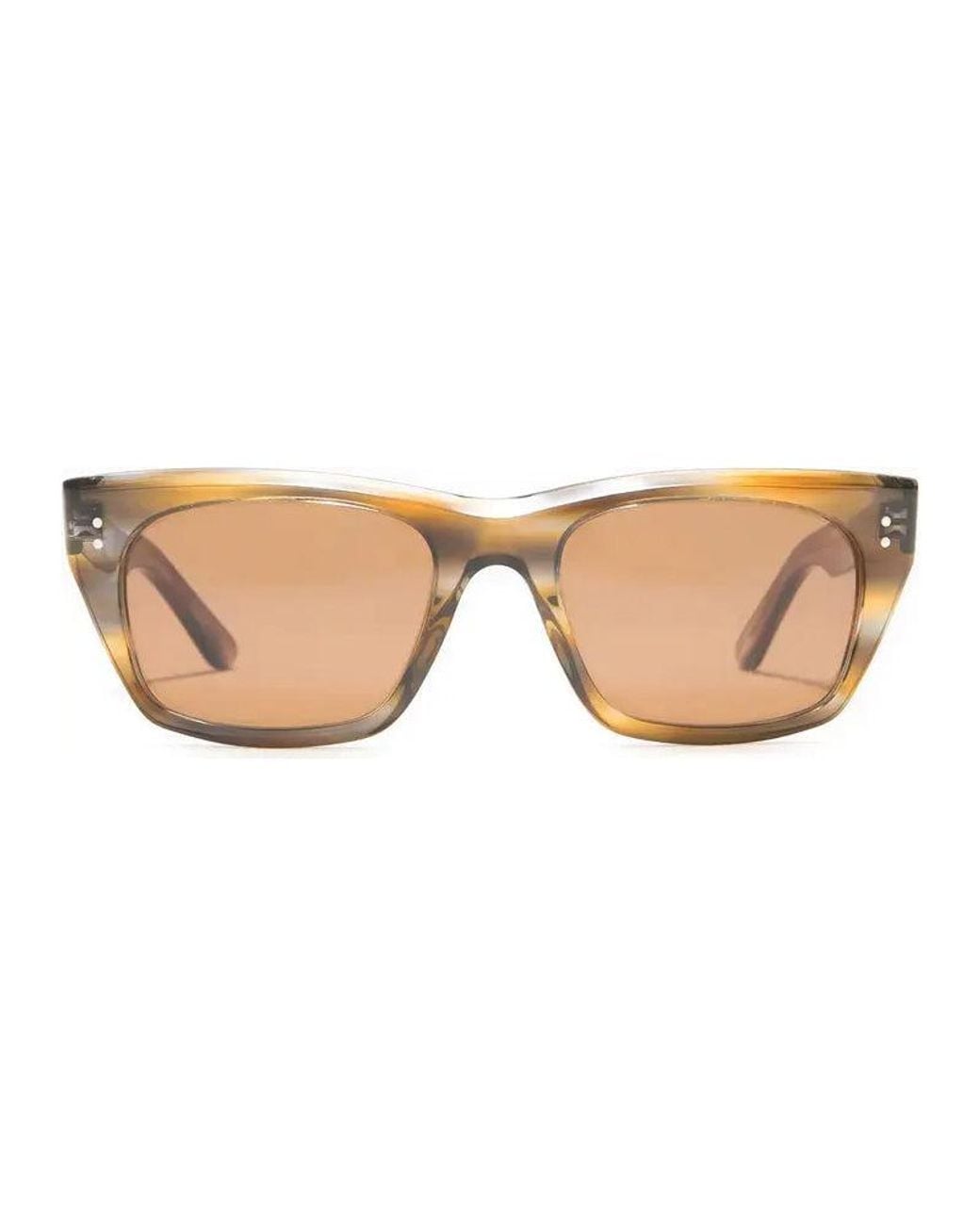 Céline White Sunglasses Square Full Rim, Striped And Frame Roviex Lens Cl40060F55J for men