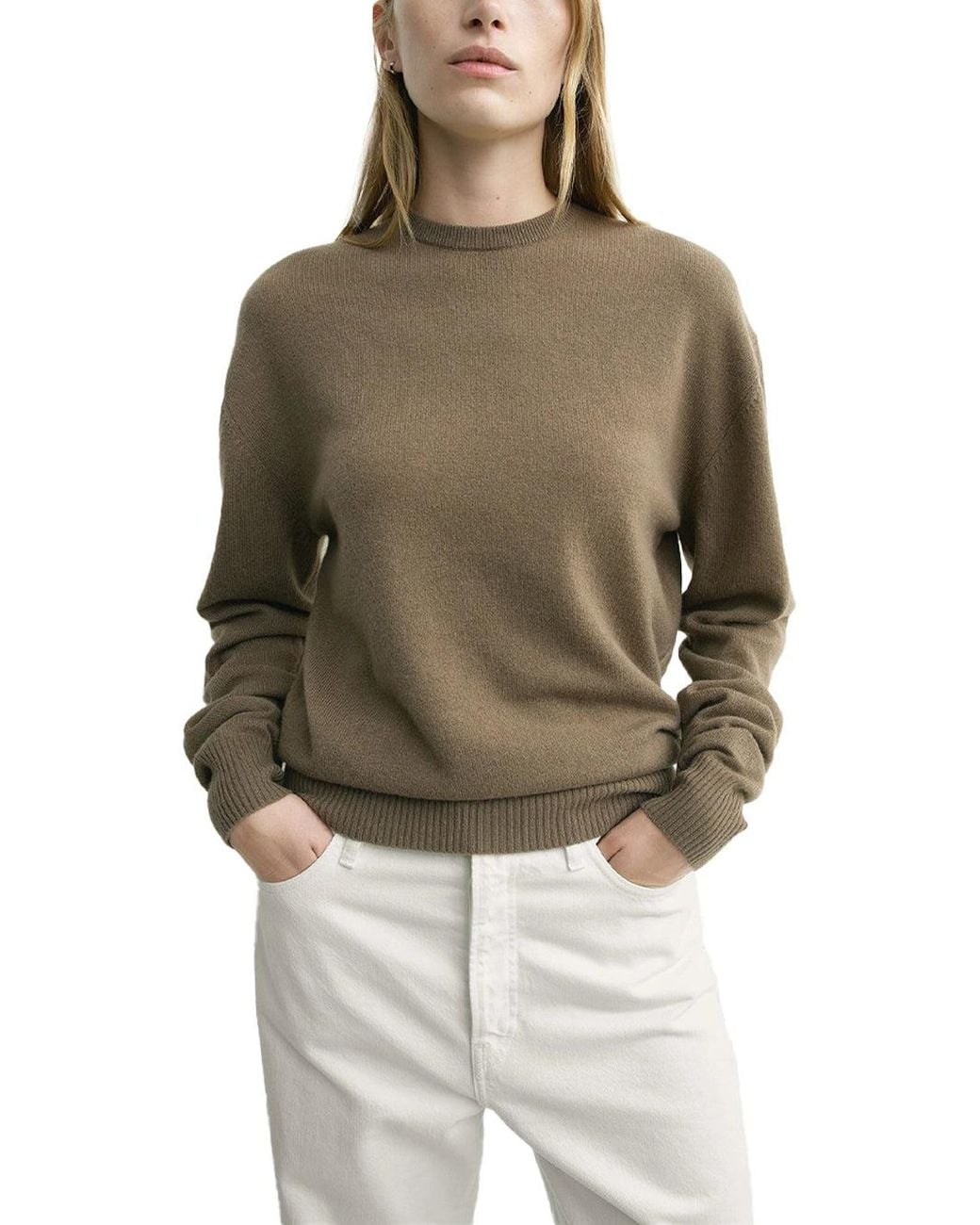Totême Natural Classic Cashmere Top Hazel