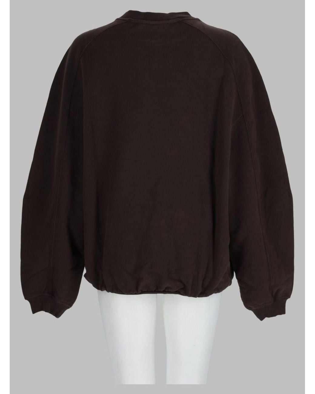 Jacquemus Black Corso Logo Sweatshirt Cotton Sweater
