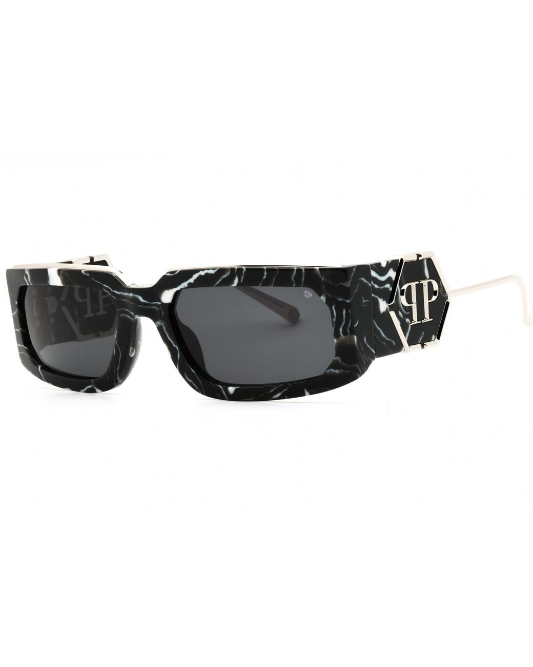 Philipp Plein Black Spp119M Sunglasses
