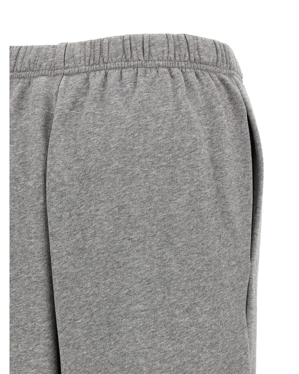 MM6 by Maison Margiela Gray Sweatshirt Joggers Cotton Pant