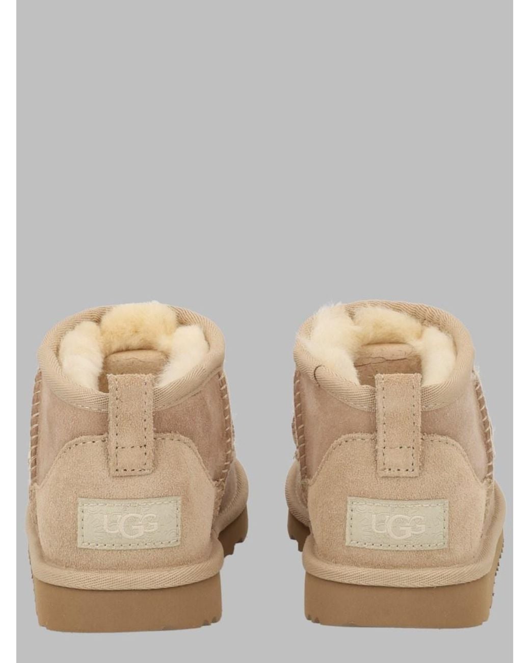 Ugg Natural Classic Ultra Mini Boots Twinface