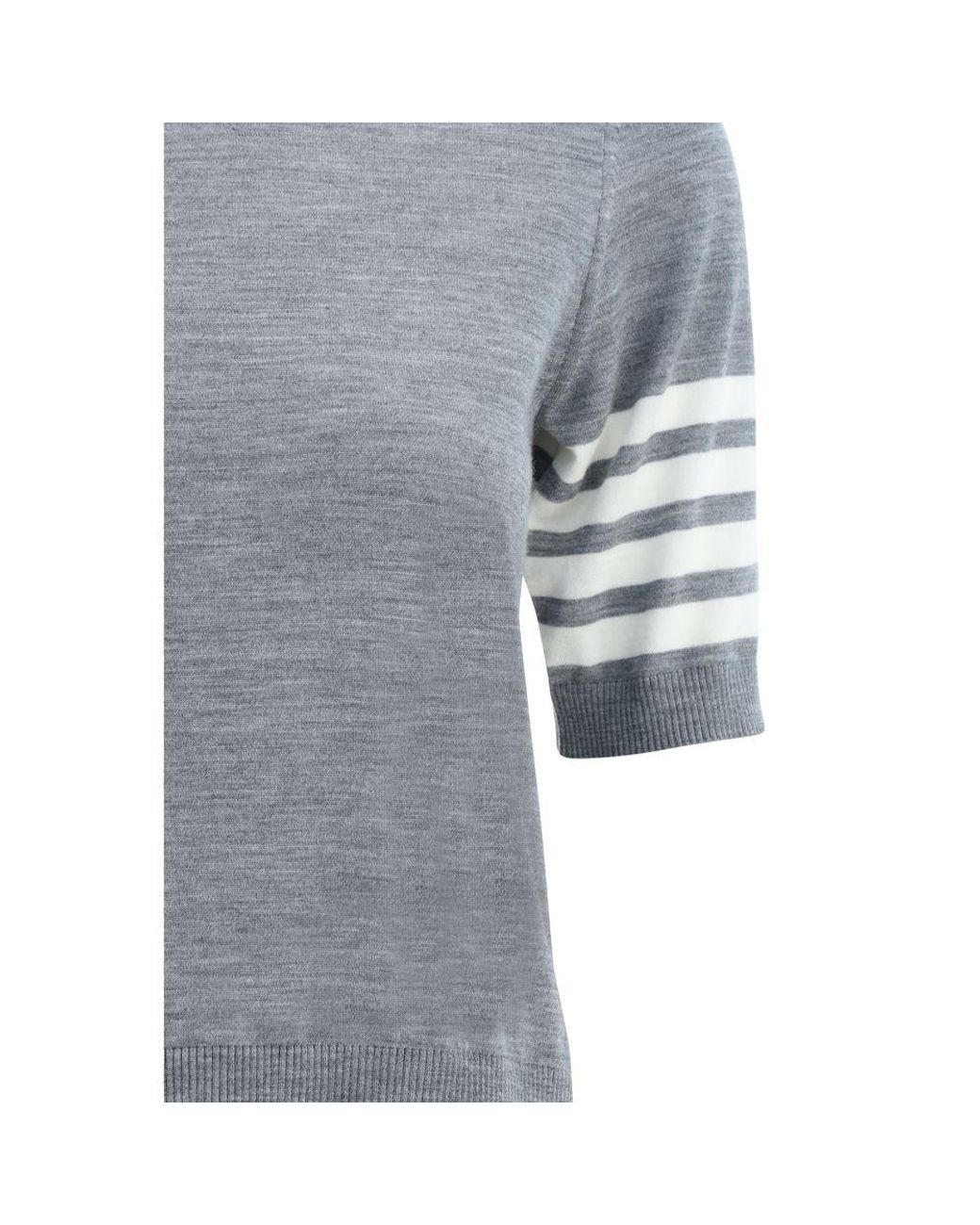Thom Browne Gray Polyamide Turtleneck
