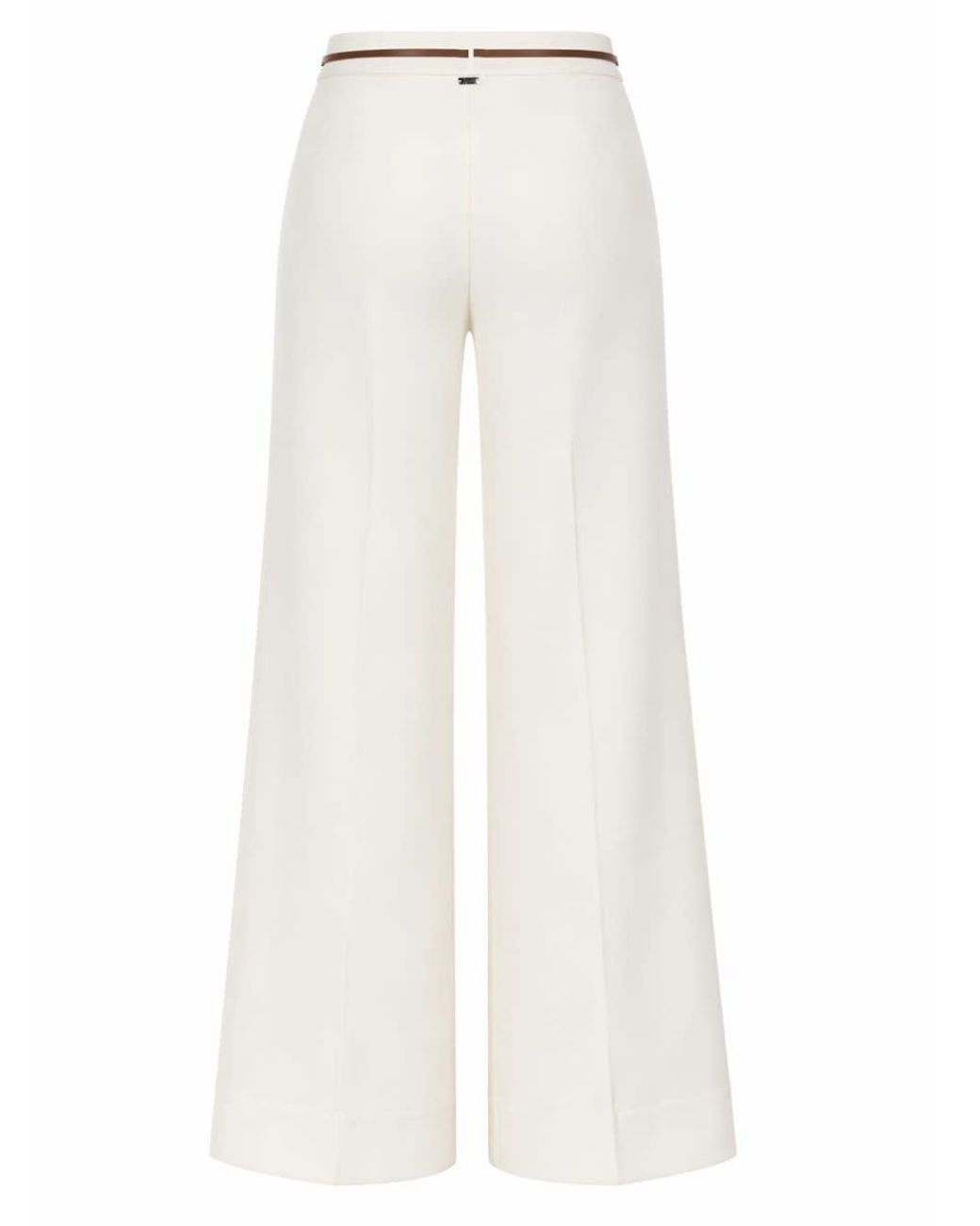 Herno White Wide-Leg Trousers