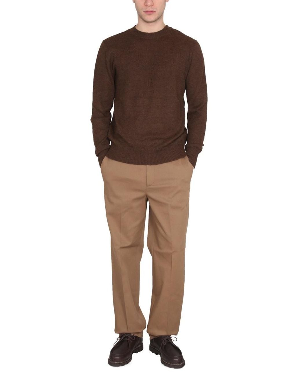 Department 5 Brown Kurt Pants Cotton Trousers for men