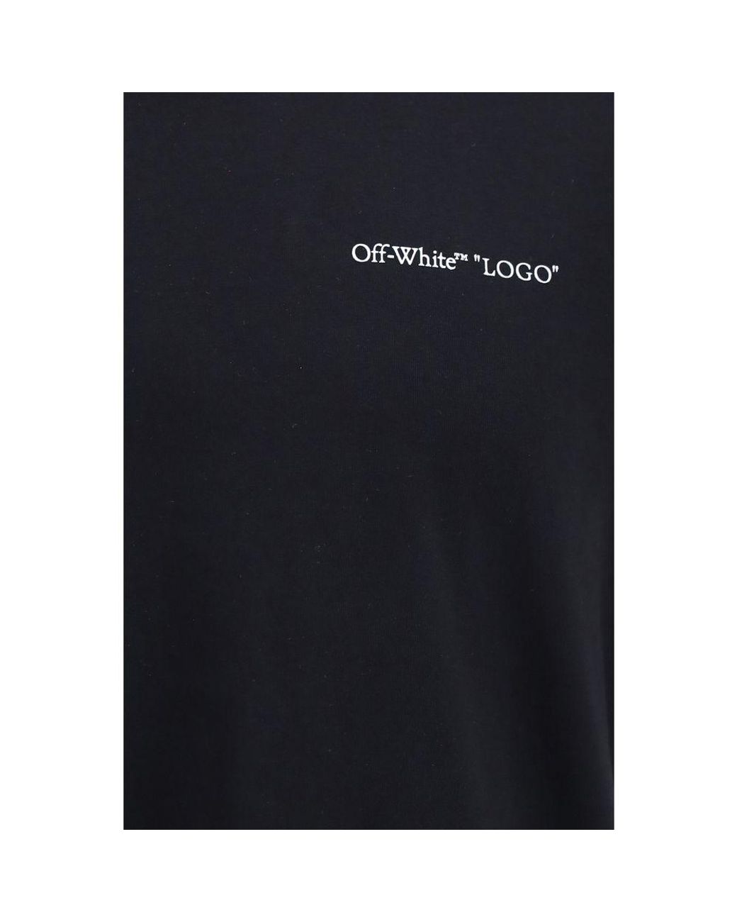 Off-White c/o Virgil Abloh Blue Black Cotton T-shirt - L for men