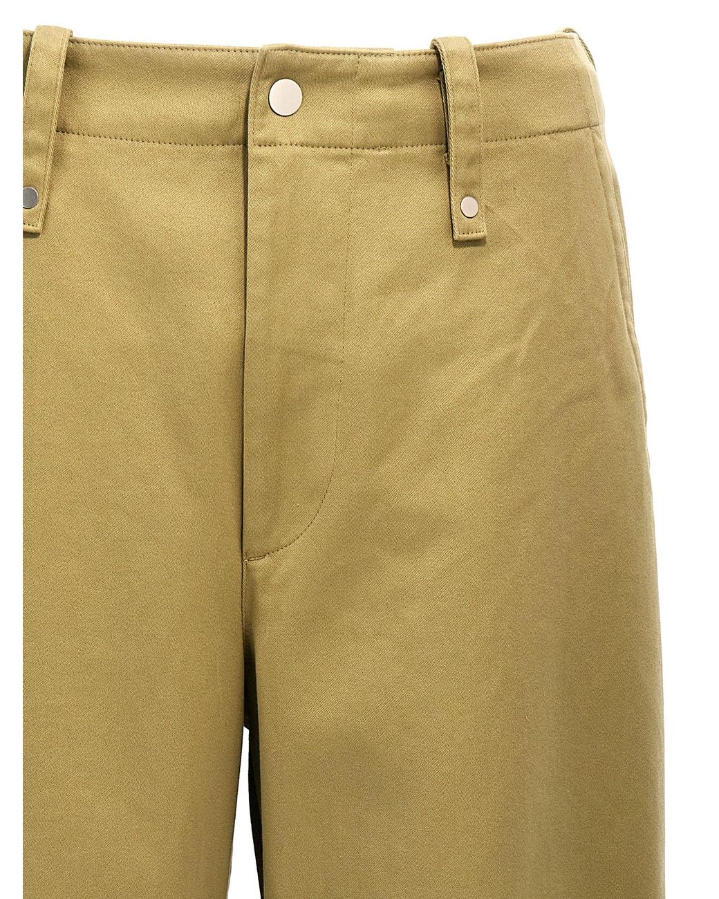 Burberry Natural Flat Front Pant for men