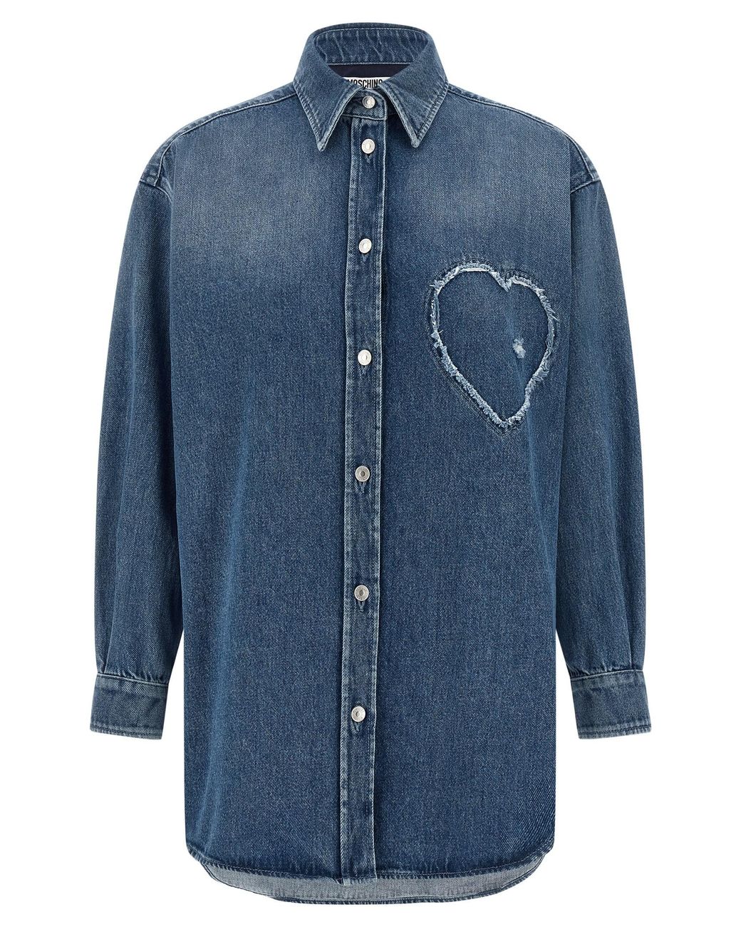 Moschino Blue 'Heart' Shirt
