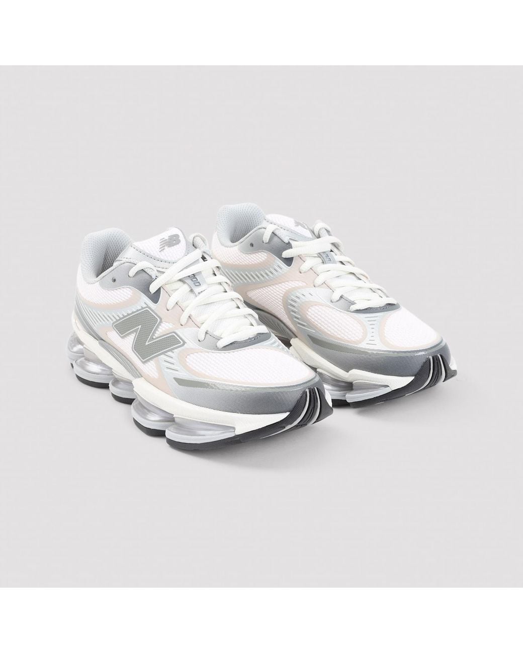 New Balance White 2000 Sneakers