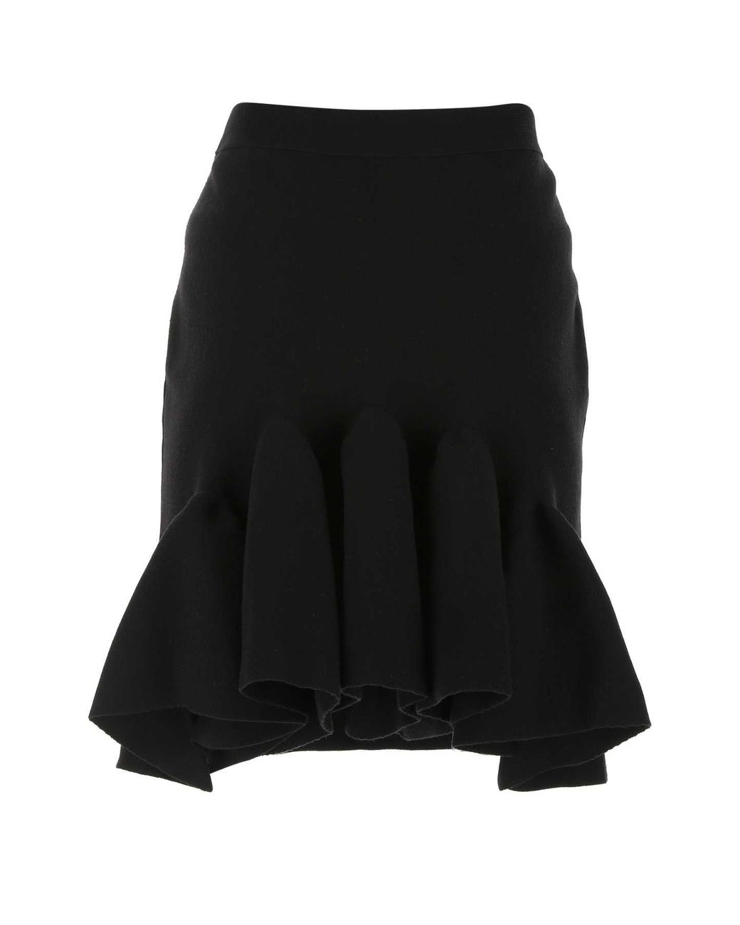Bottega Veneta Black Bottega Veneta Wool Flared Skirt