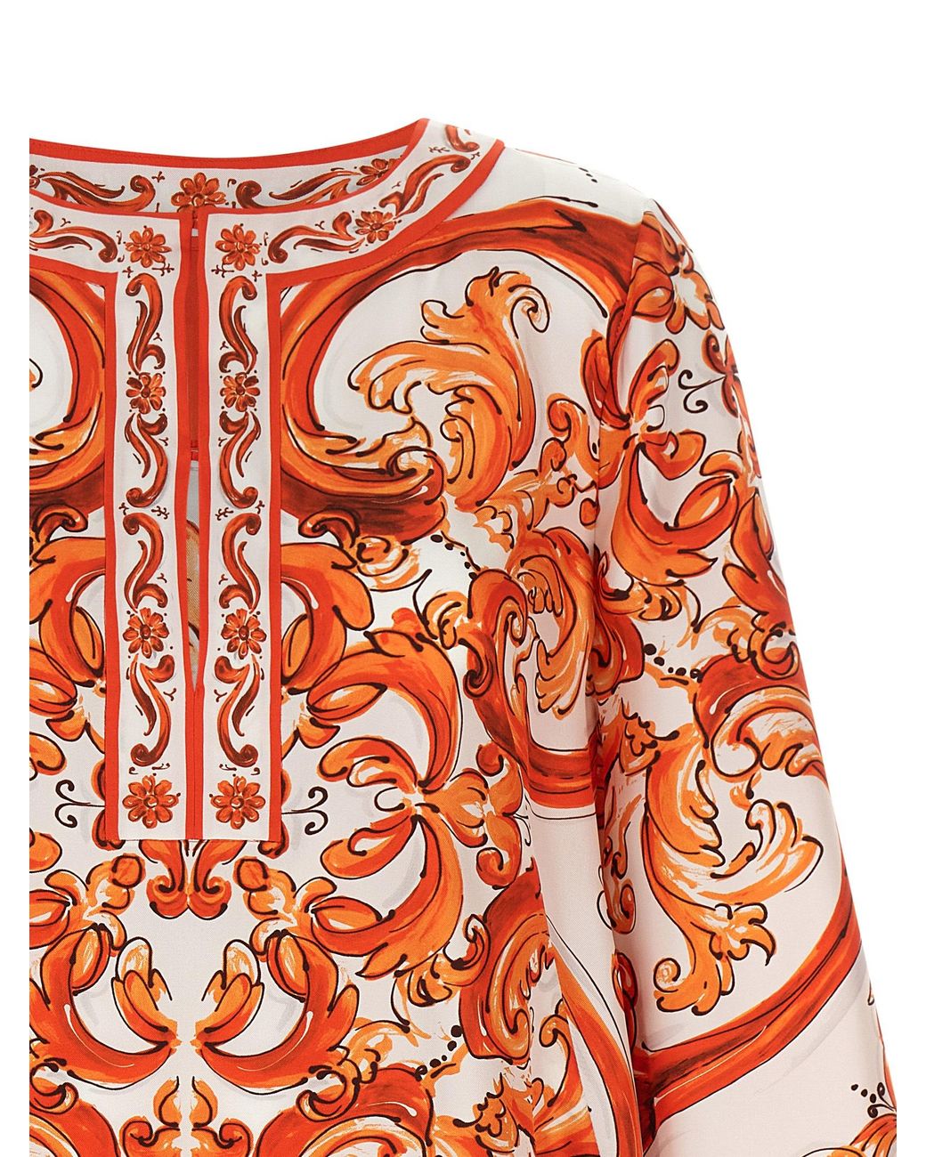 Dolce & Gabbana Red Dolce & Gabbana 'Maiolica' Dress