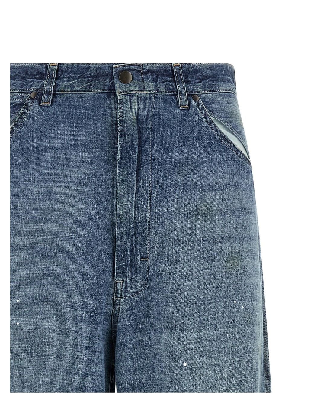 Denum Blue Color Code Maison Margiela Jeans in Blue | Lyst