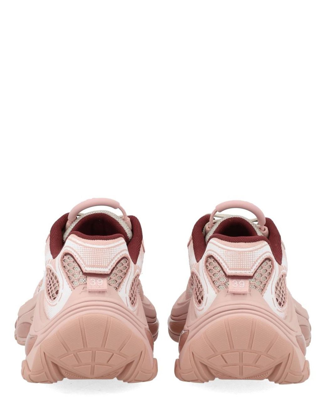 Ash Pink Sneakers Dragon Calf Leather Trainers