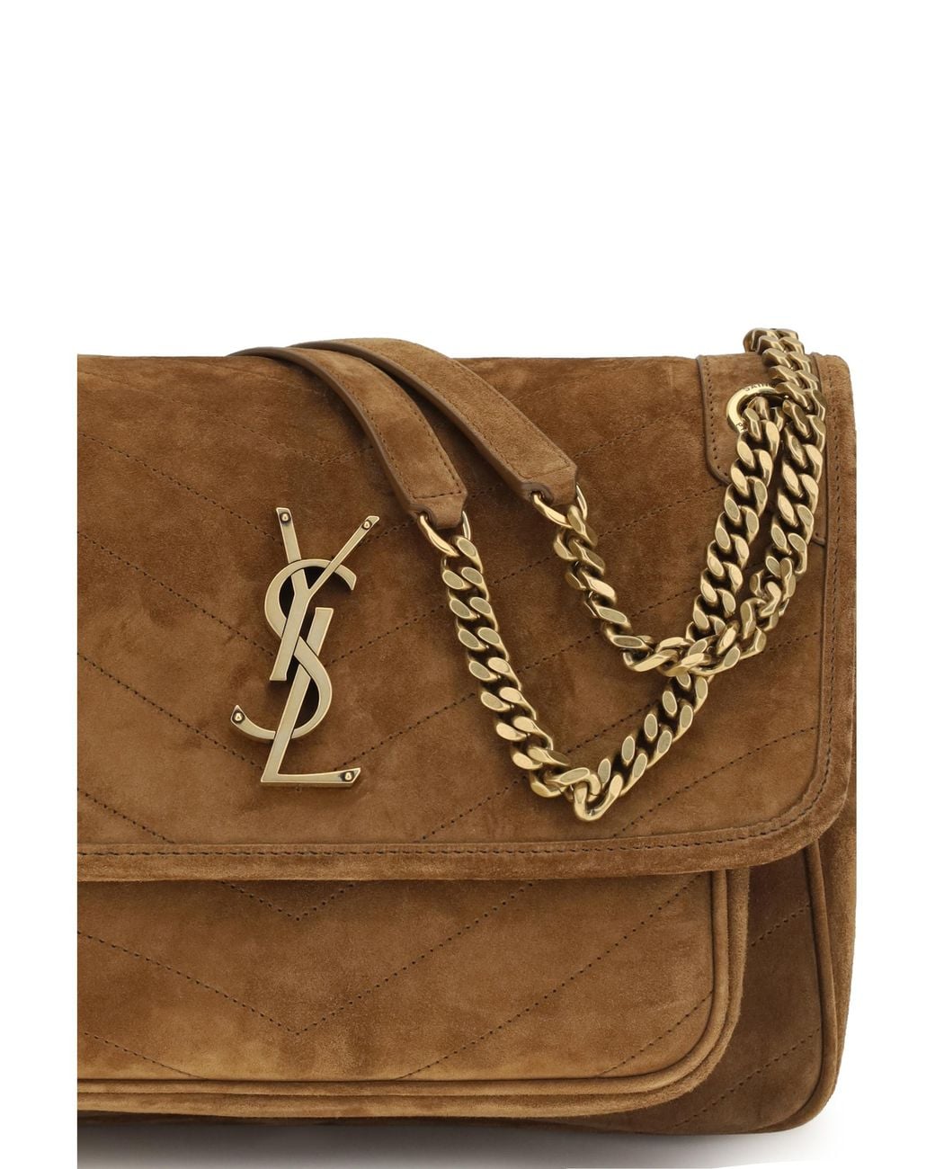 Saint Laurent Brown Saint Laurent Niki Shoulder Bag