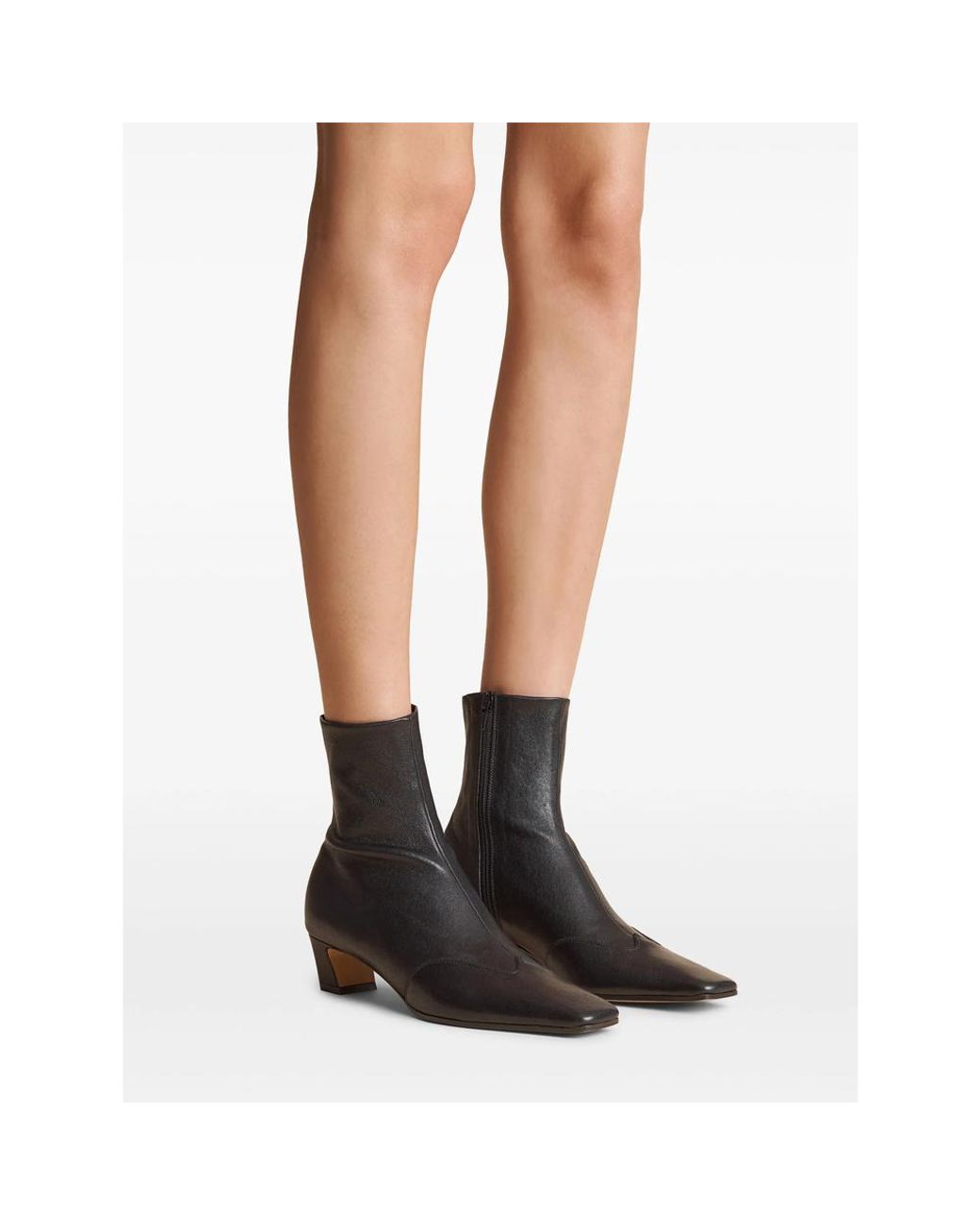 Khaite Black Cowboy & Biker Boots