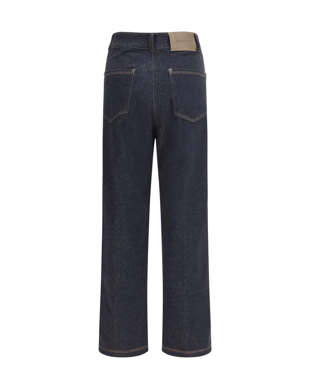 Max Mara Pure Blue Ribes Pants Cotton; Polyester; Elastane