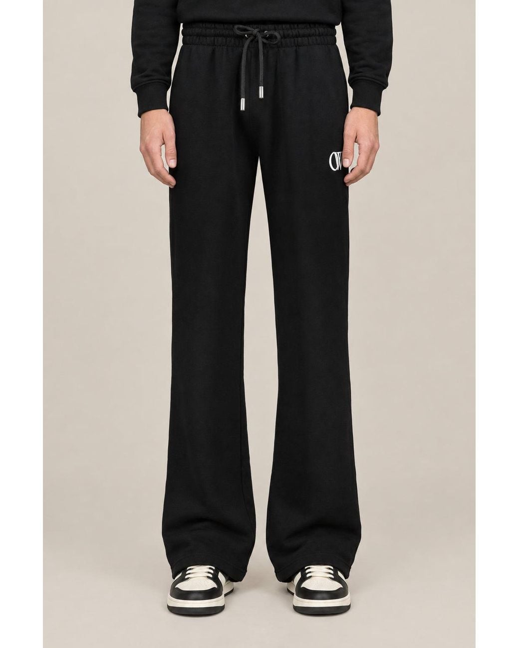 Off-White c/o Virgil Abloh Black Cotton Sweatpants Clothing for men