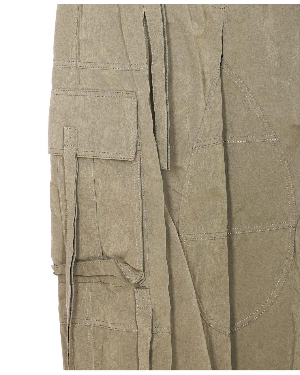 Dolce & Gabbana Natural Dolce&Gabbana Waxed Faille Pants