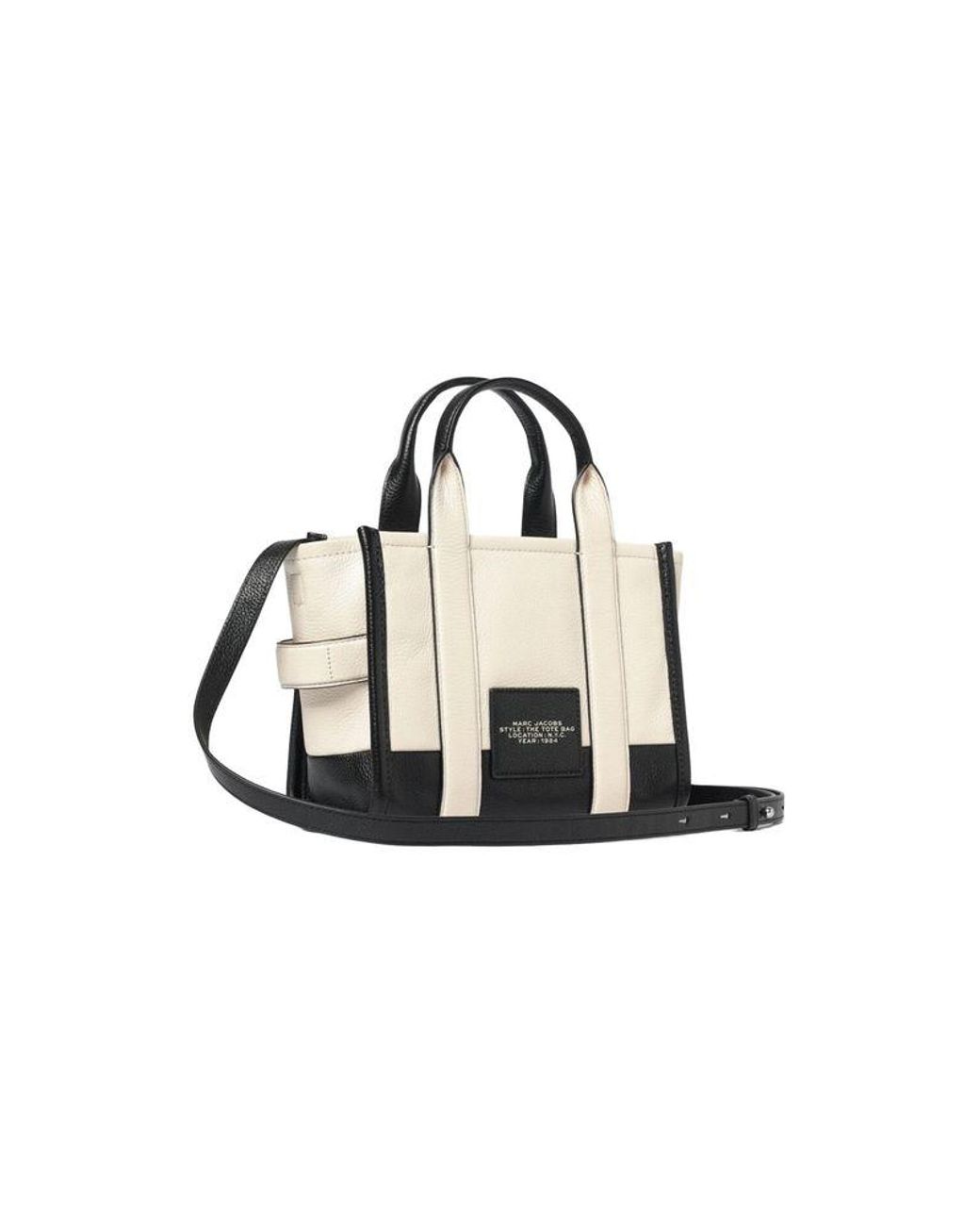 Marc Jacobs White Handbag Cow Leather Bags Tote-Bags