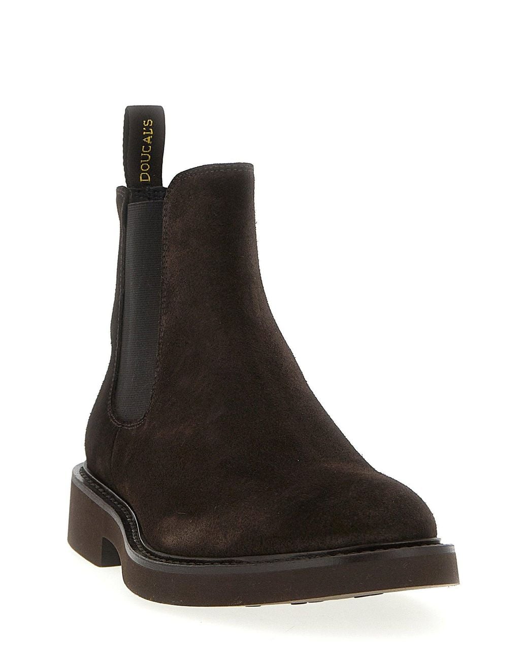 Doucal's Black Beatles Ankle Boot for men