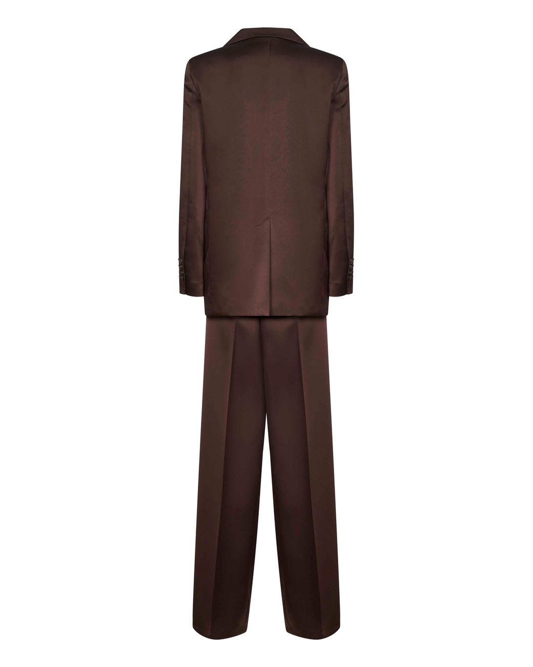 Blanca Vita Brown Coffee Satin Telvera Suit Synthetic