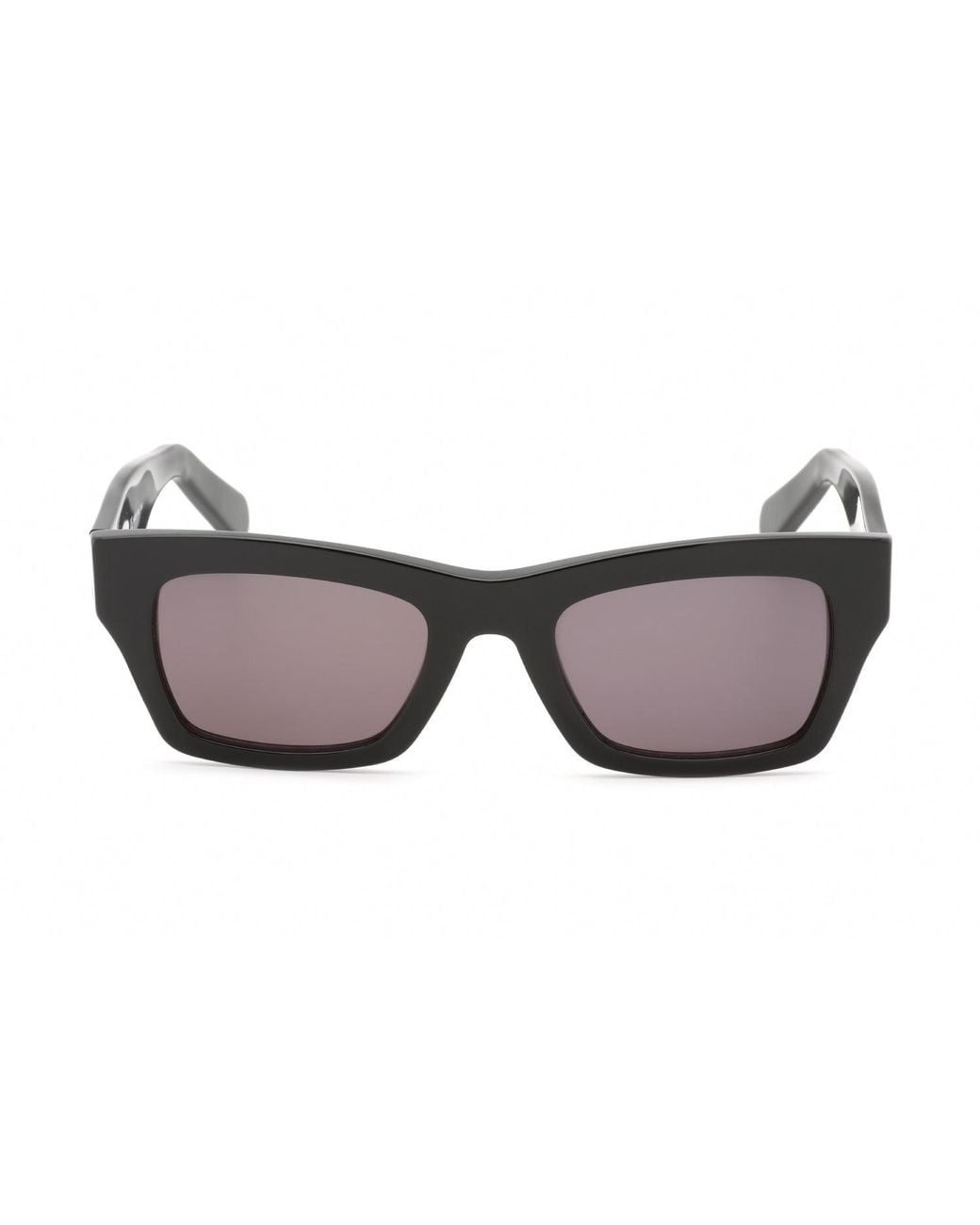 Ferragamo Black Ferragamo Sf996S Rectangular Acetate Sunglasses