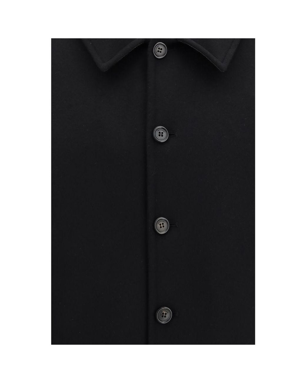 Ferragamo Black Wool Oves Aries Biker Jacket for men