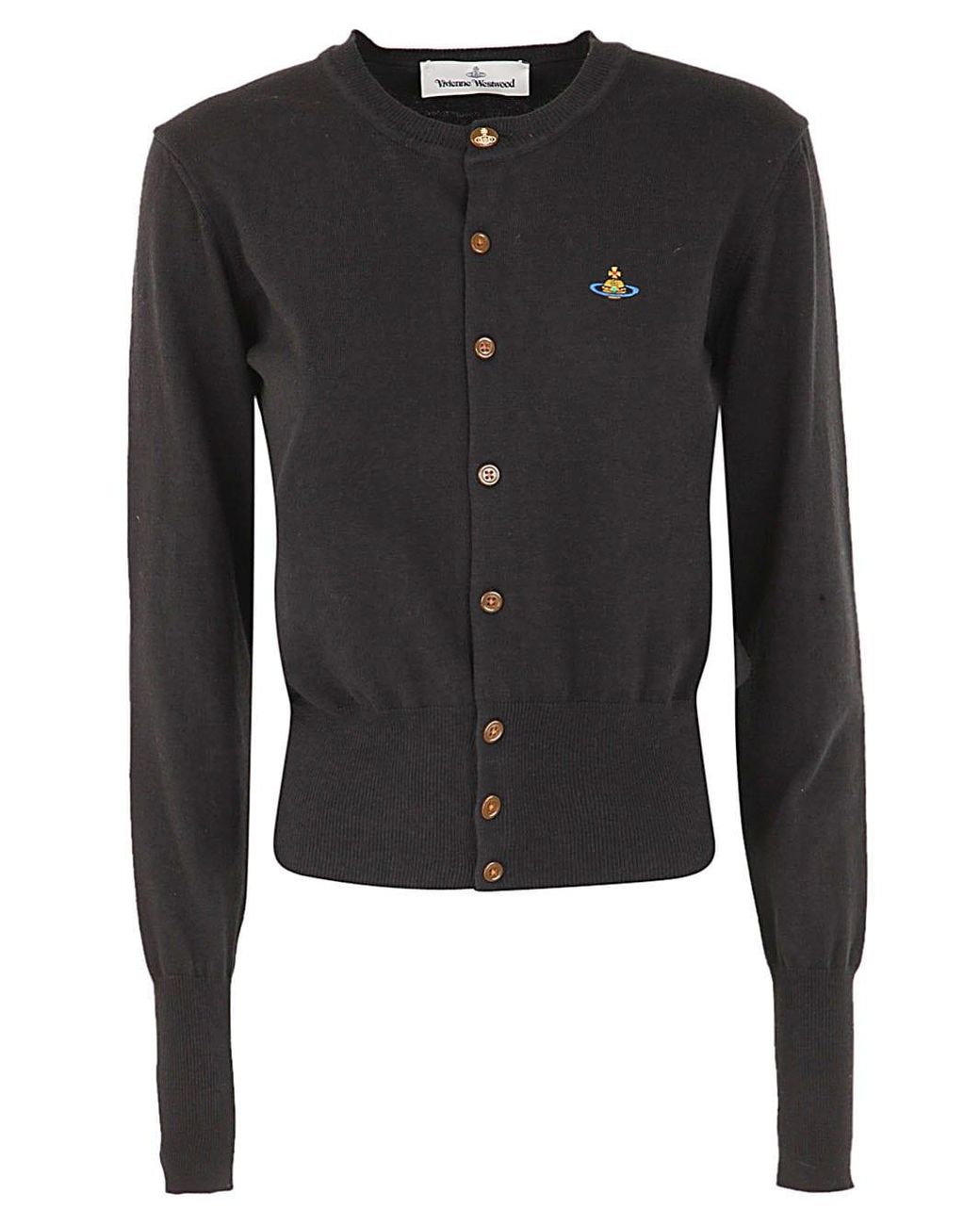 Vivienne Westwood Cotton Bea Cardigan in Black Lyst