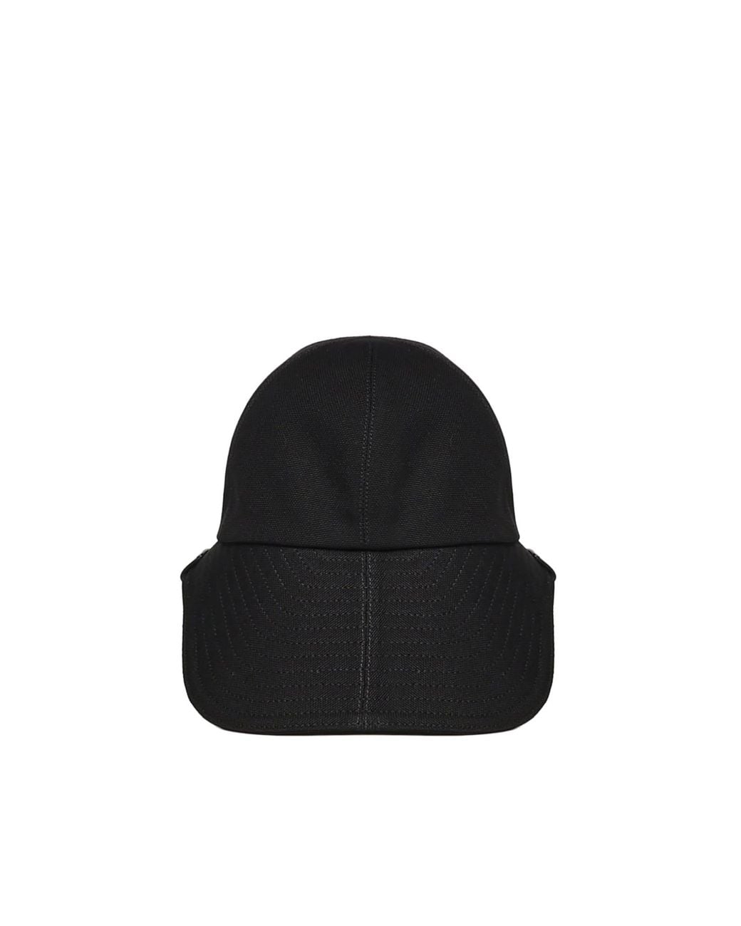 Loewe Black Canvas Hiking Hat
