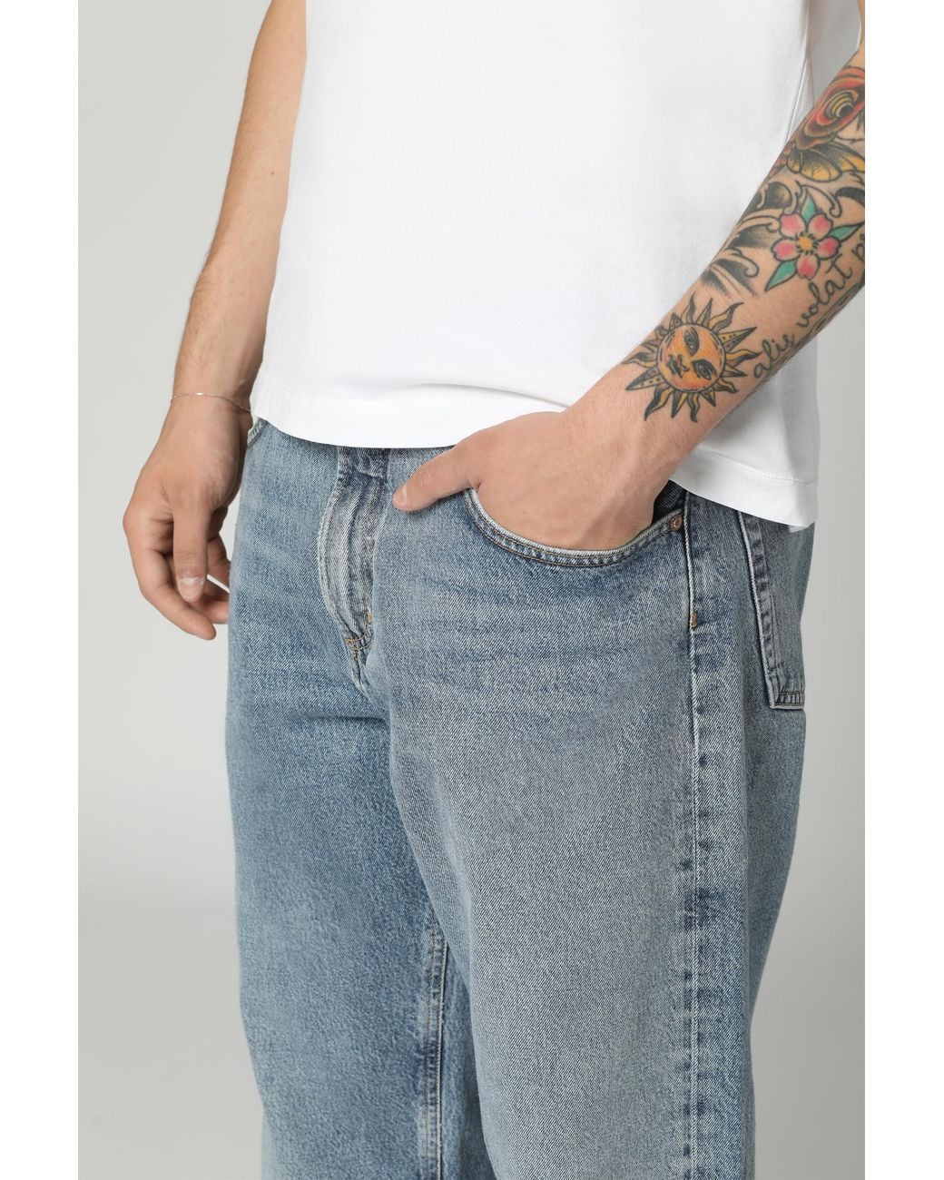 Agolde Blue Fusion Baggy Jeans Cotton Regular & Straight-Leg for men