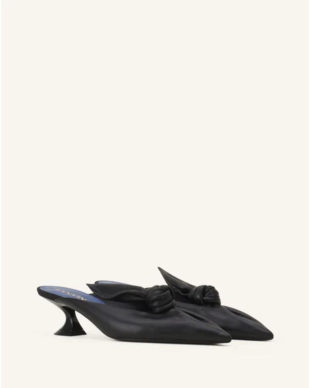 Lanvin Black Lanvin E26 Mule