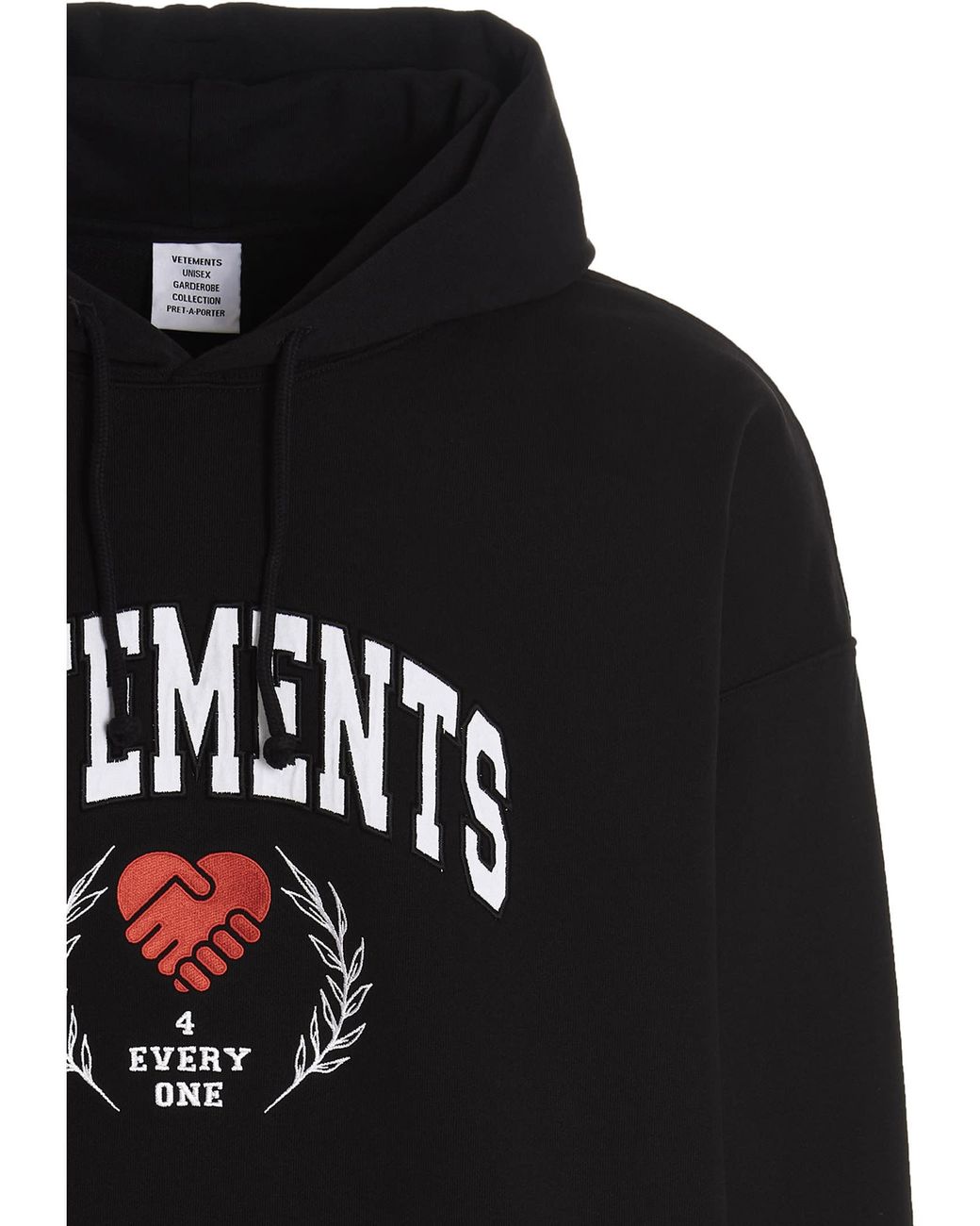 Vetements love is discount hoodie