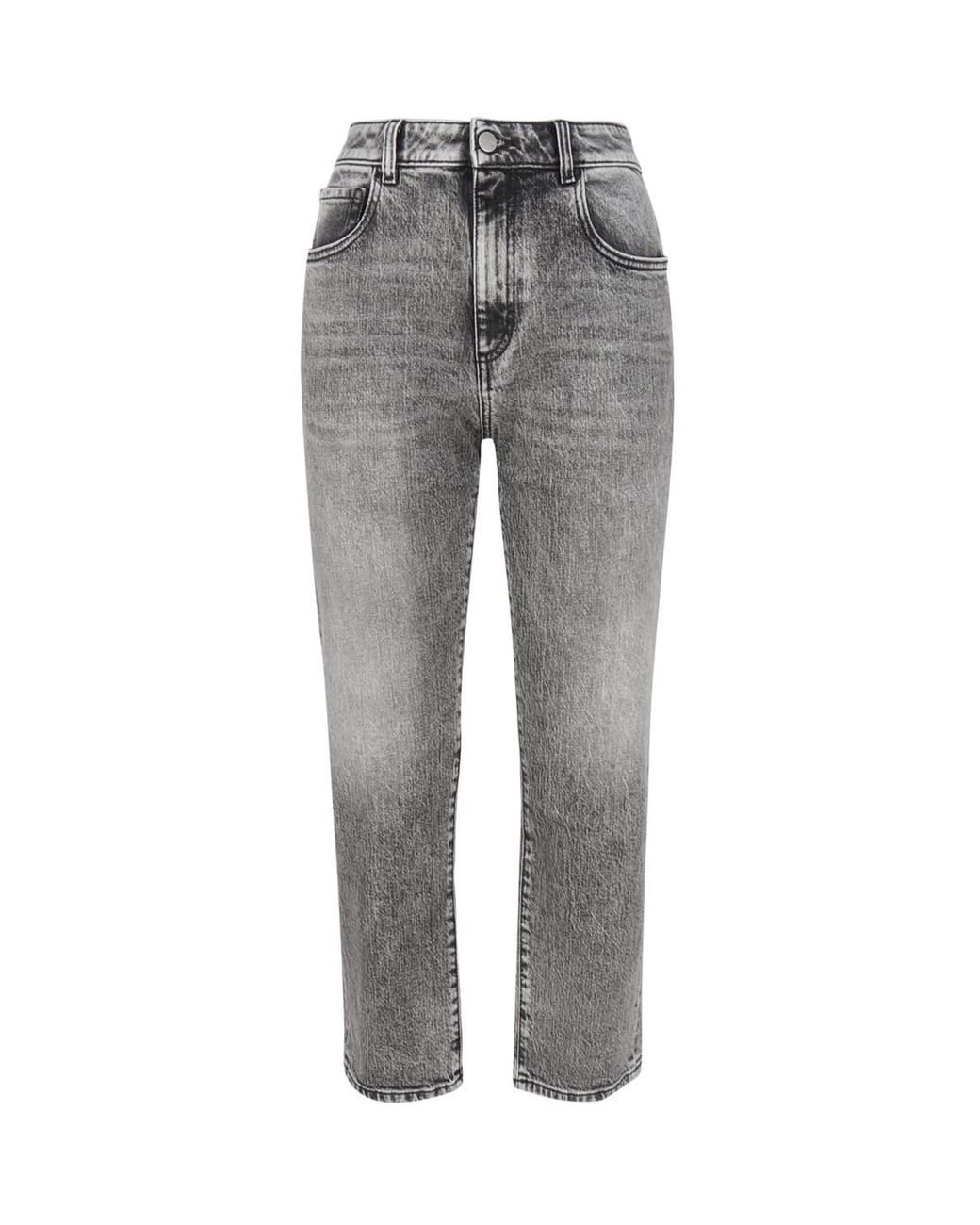 ICON DENIM Vintage Effect Jeans in Gray Lyst