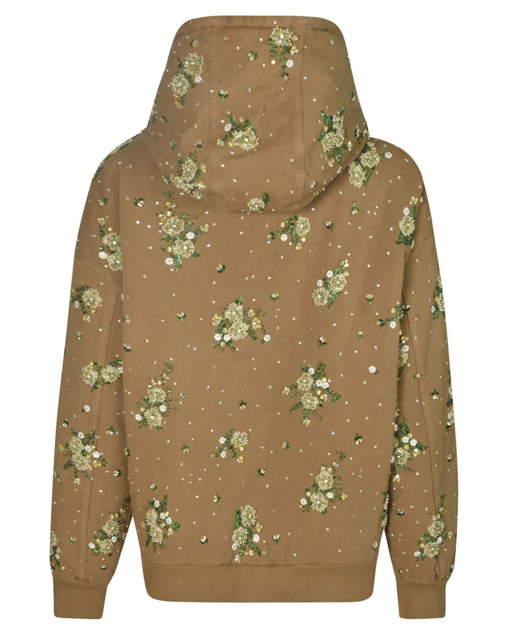 【新品・正規品】MIUMIU Full Zip Hoodie ChestLogo Miu Miu Logo Detailed Zipped Hoodie in Gray | Lyst