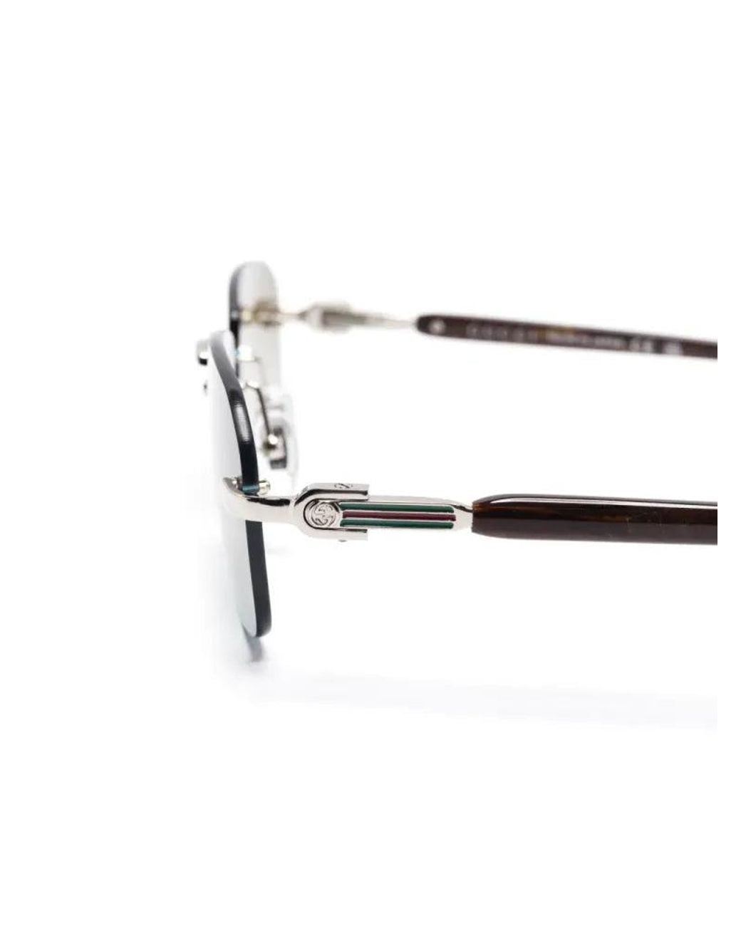 Gucci Multicolor Gucci Eyewear Gg1221S008 Rimless Metal Sunglasses for men