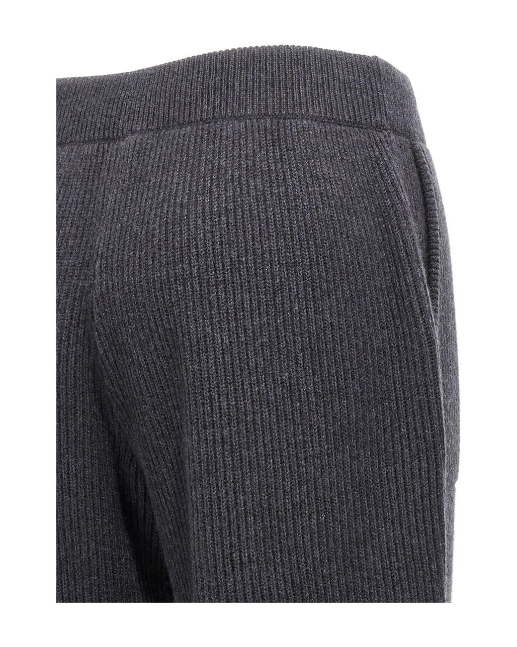 Brunello Cucinelli Blue Dark Cashmere Jogger Pants