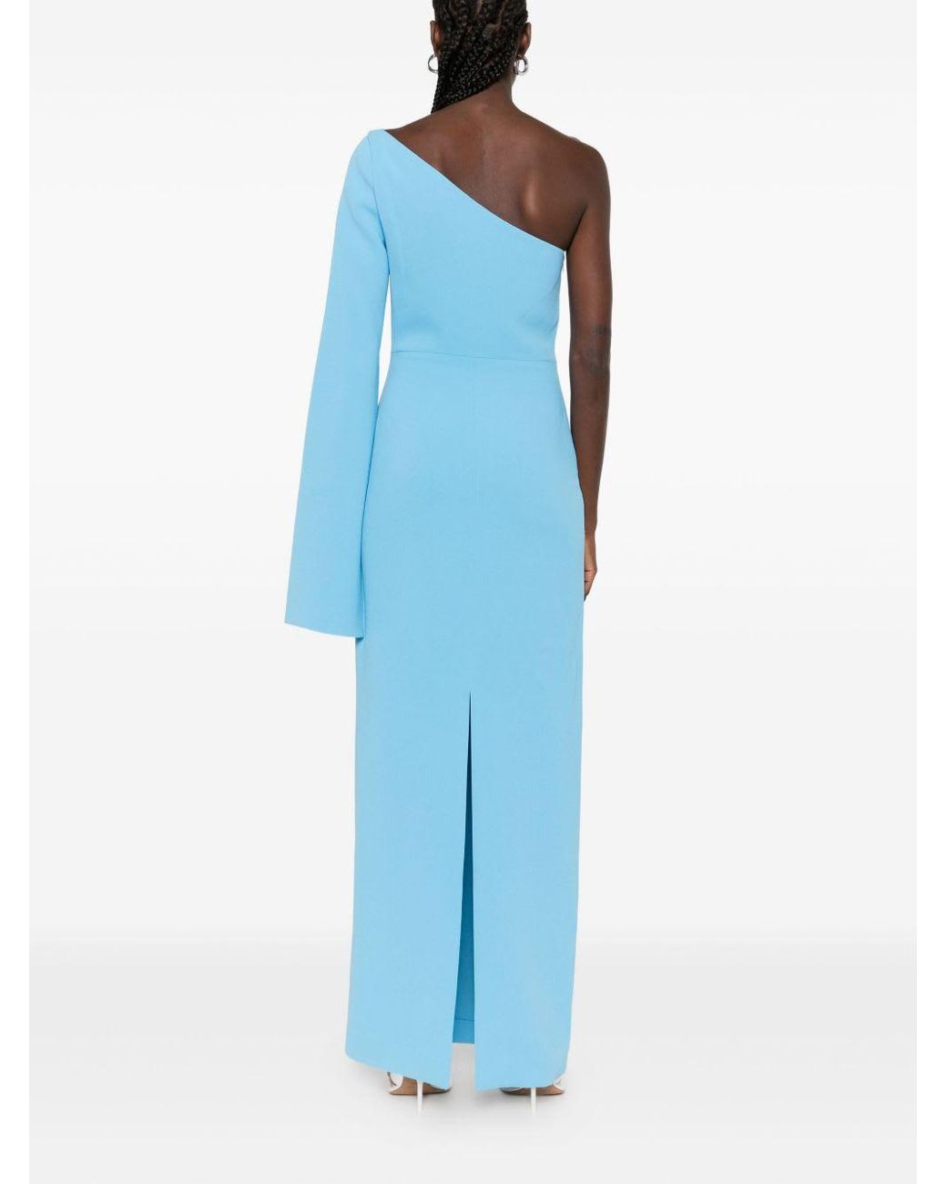 Solace London Blue Alina Midi Dress