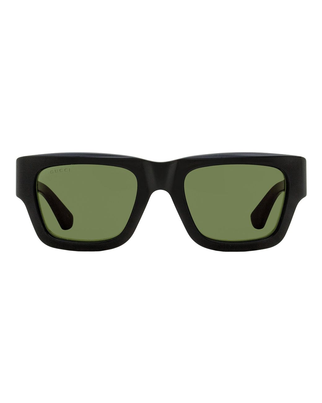 Gucci Green Bilayer Rectangular Sunglasses Gg1668S 003-- 52Mm Plastic (Acetate) for men