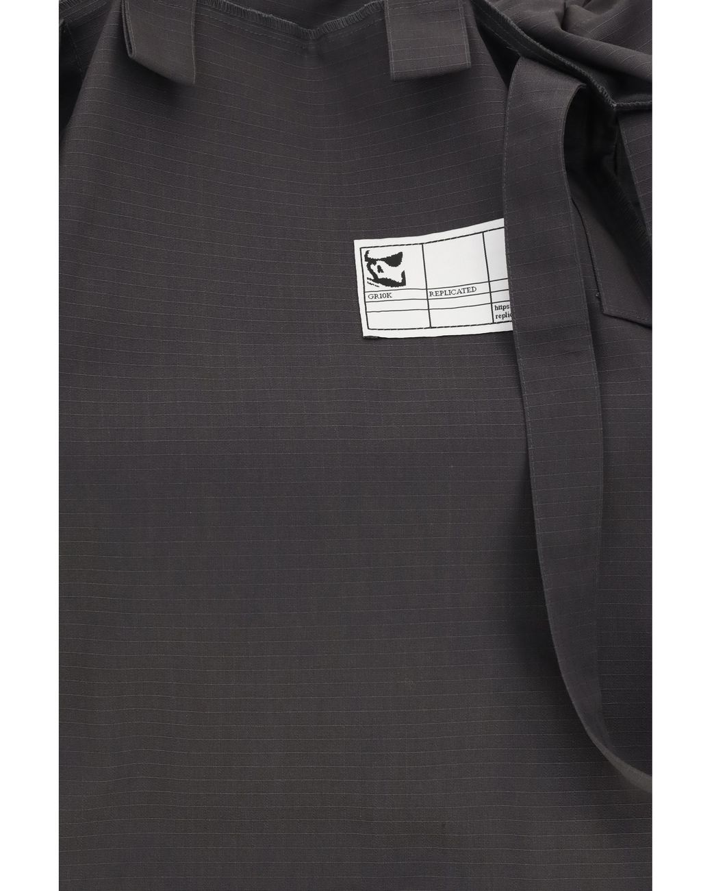 GR10K Black Replicated Tote Bag Polyester for men