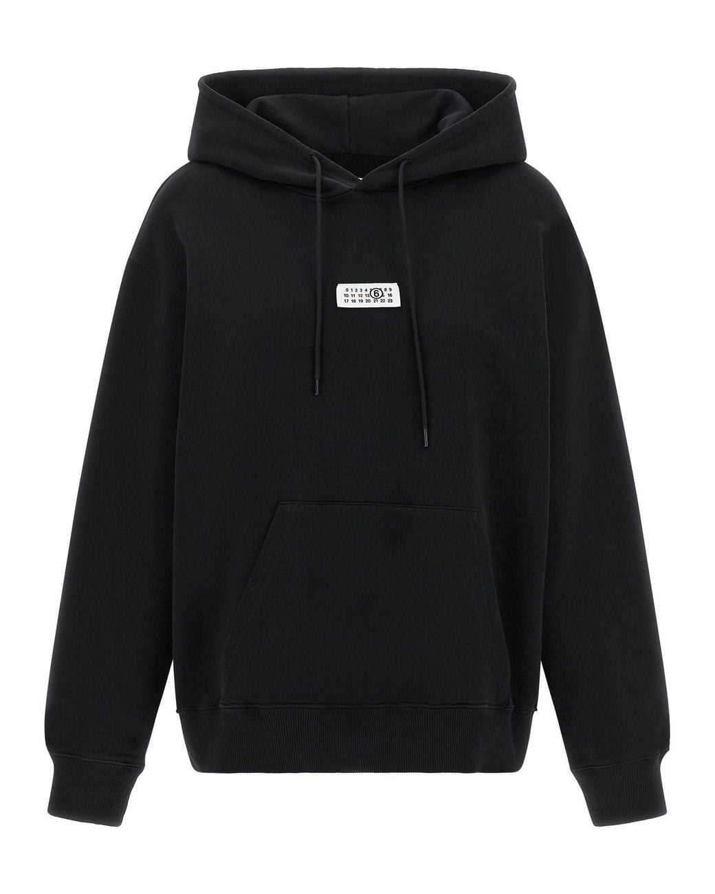 MM6 by Maison Margiela Blue Numeric Signature Patch Hoodie