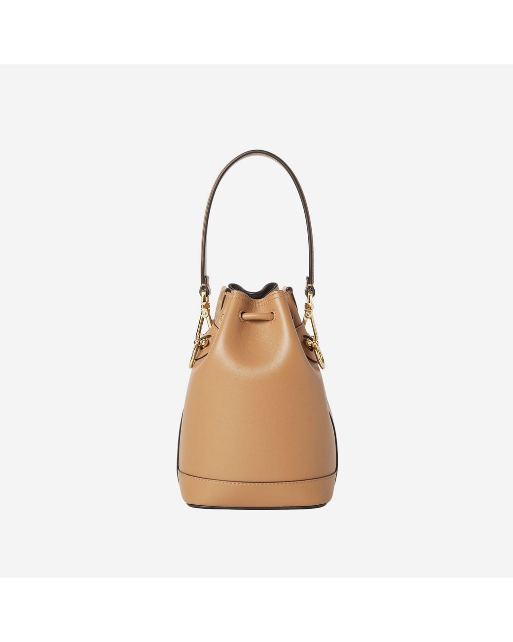 Fendi Natural Mon Tresor Leather Bag Calf Shoulder