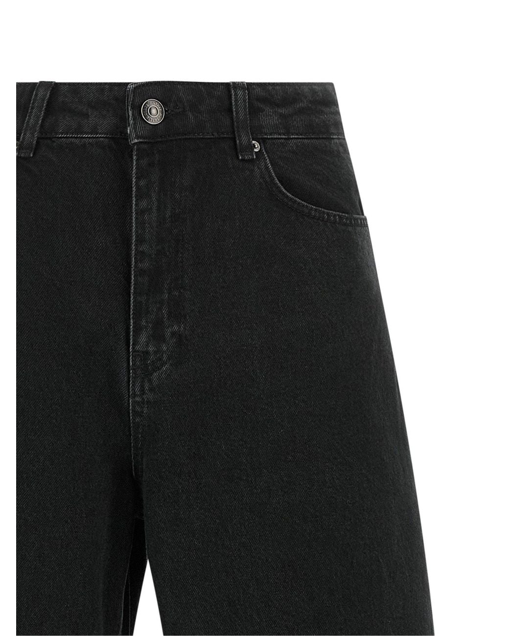 ROTATE BIRGER CHRISTENSEN Barrel Jeans in Black | Lyst