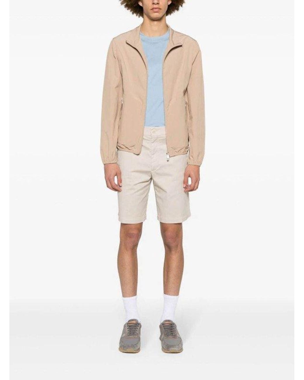 Brunello Cucinelli Natural Zip Up Jacket for men